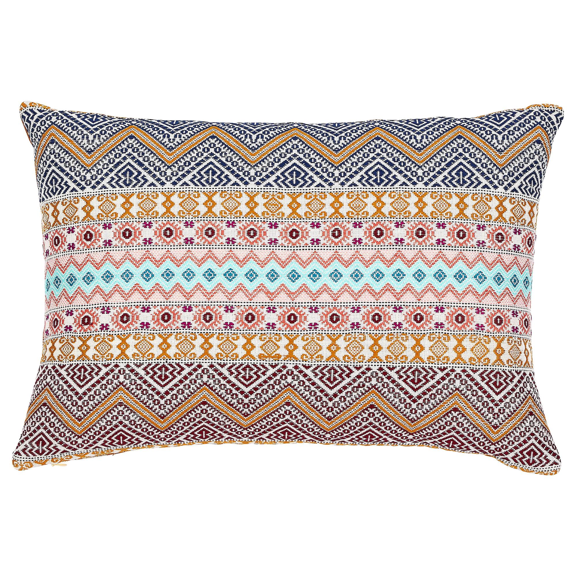 Schumacher Holmul & Panan Stripe Pillow in Autumn