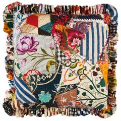 Oreiller Schumacher Hotch Potch Crazy Quilt 20" en document