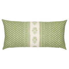 Schumacher Hyacinth I/O 30x14" Pillow in Leaf Green