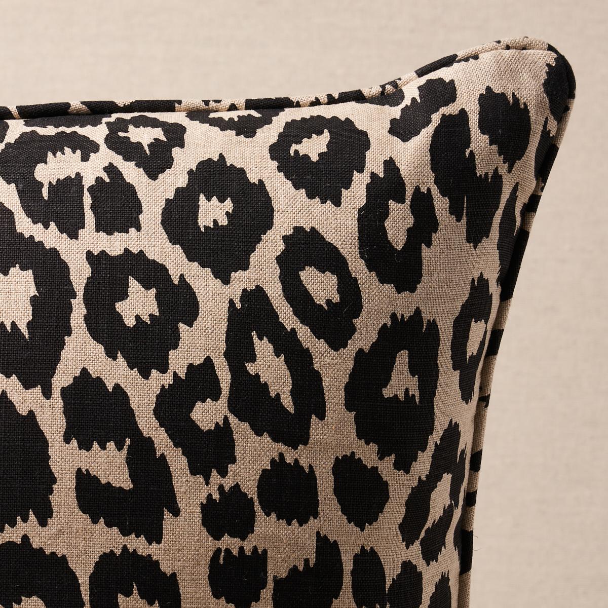 This pillow features Iconic Leopard with a self welt finish. We first introduced this sexy pattern in the 1970s. In 11 versatile colors, it's eternally chic. Pillow includes a feather/down fill insert and hidden zip closure.
