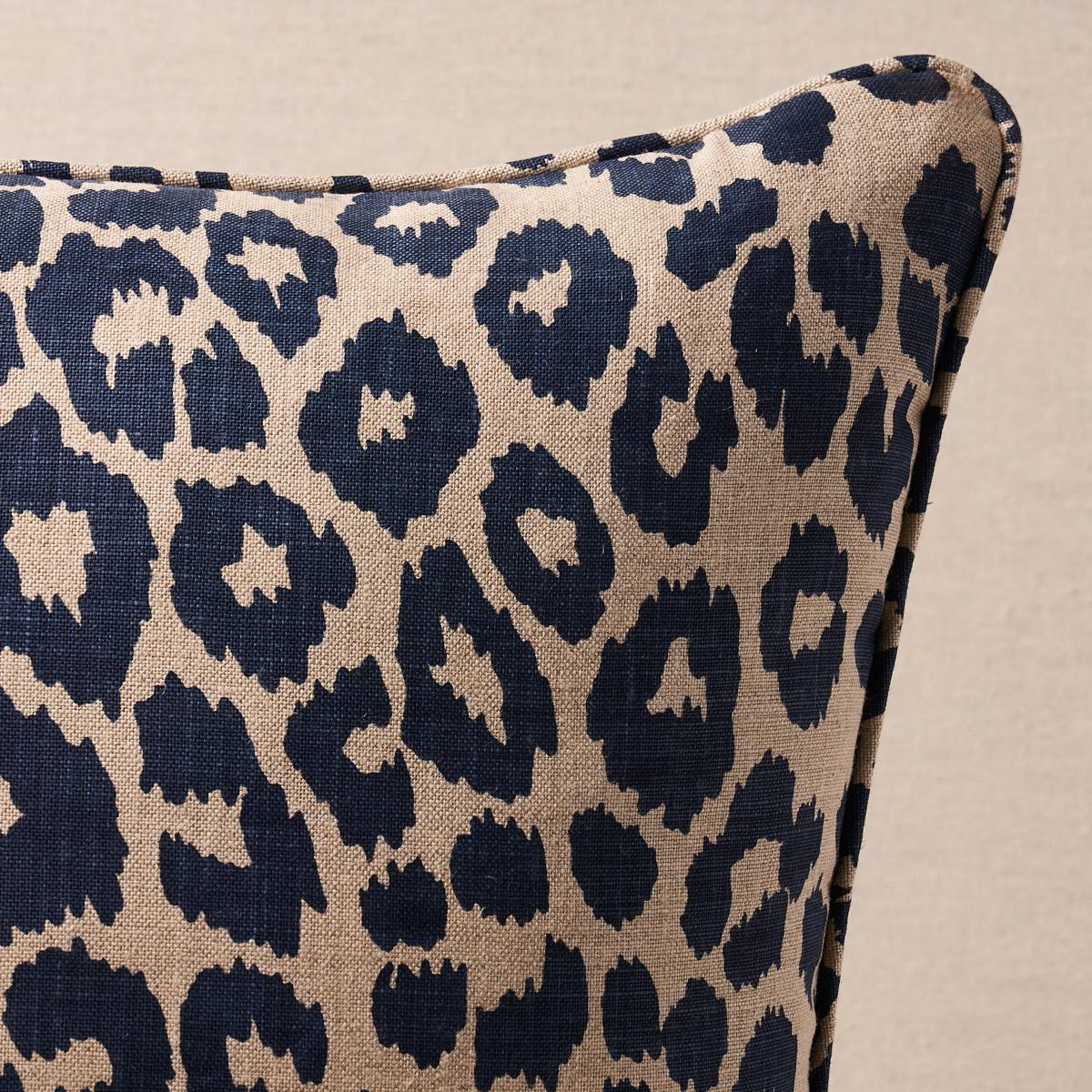 This pillow features Iconic Leopard with a self welt finish. We first introduced this sexy pattern in the 1970s. In 11 versatile colors, it's eternally chic. Pillow includes a feather/down fill insert and hidden zip closure.
