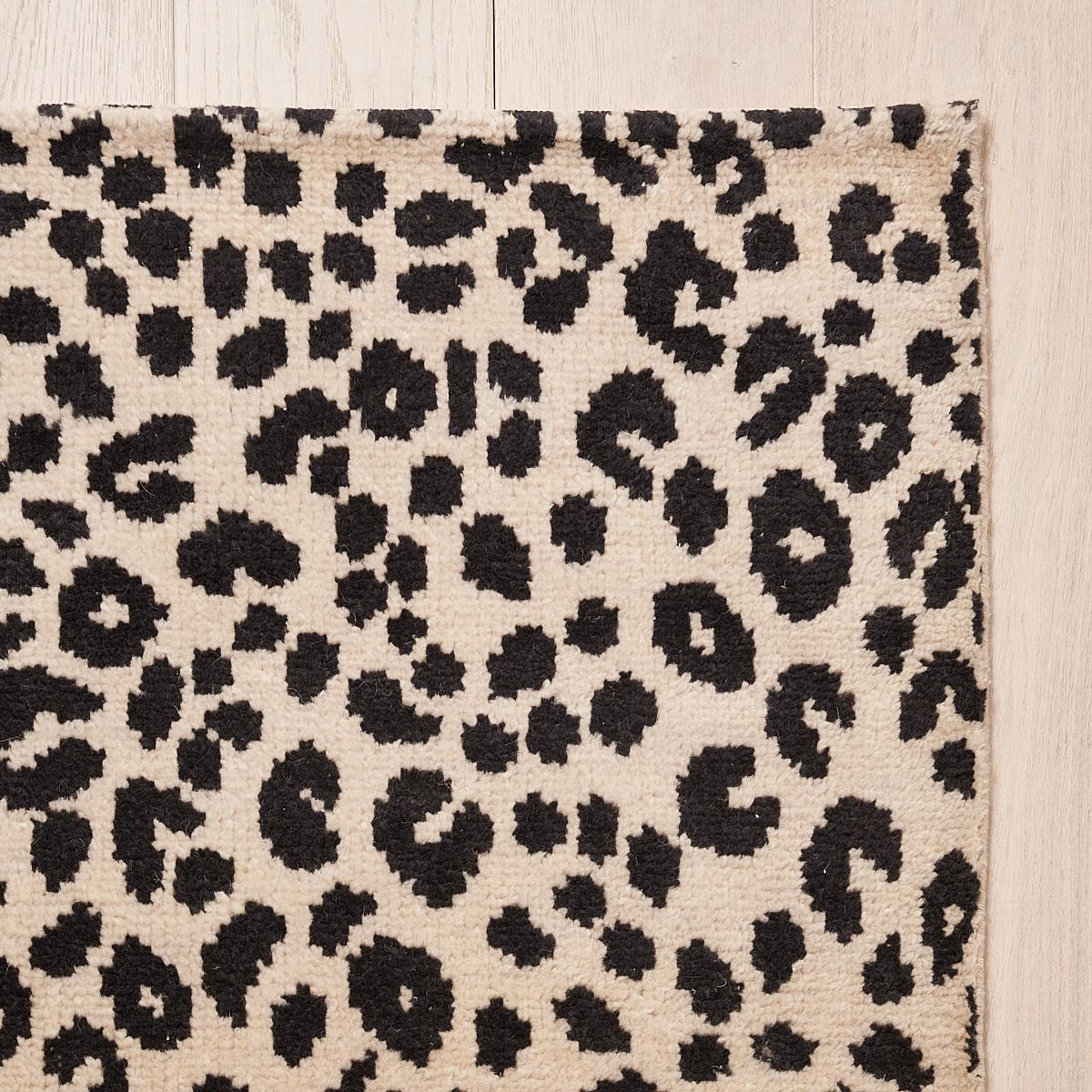 This rug will ship in December. A versatile and wildly chic hand-knotted design made of wool and cotton, Iconic Leopard features a dense, allover animal motif with fabulous dimension. Inspired by our bestselling Iconic Leopard pattern, this rug