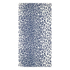 Schumacher Iconic Leopard Wallpaper in Ink