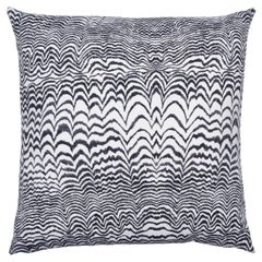 Ink Wave Print I/O Pillow 20 "