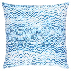 Ink Wave Print I/O Pillow 20 "