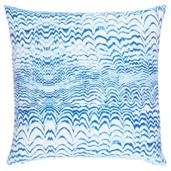 Ink Wave Print I/O Pillow 20 "