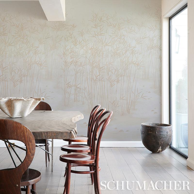 Papel Pintado Mural Kanji Schumacher en Natural en Nuevo estado para la venta en New York, NY