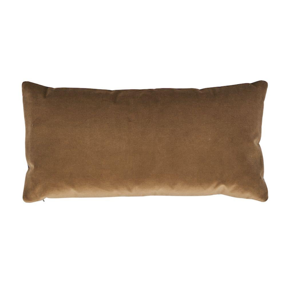 Bohemian Schumacher Khotan Weave Pillow in Sable For Sale