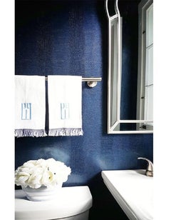 Schumacher Komodo Wallpaper in Black Orchid