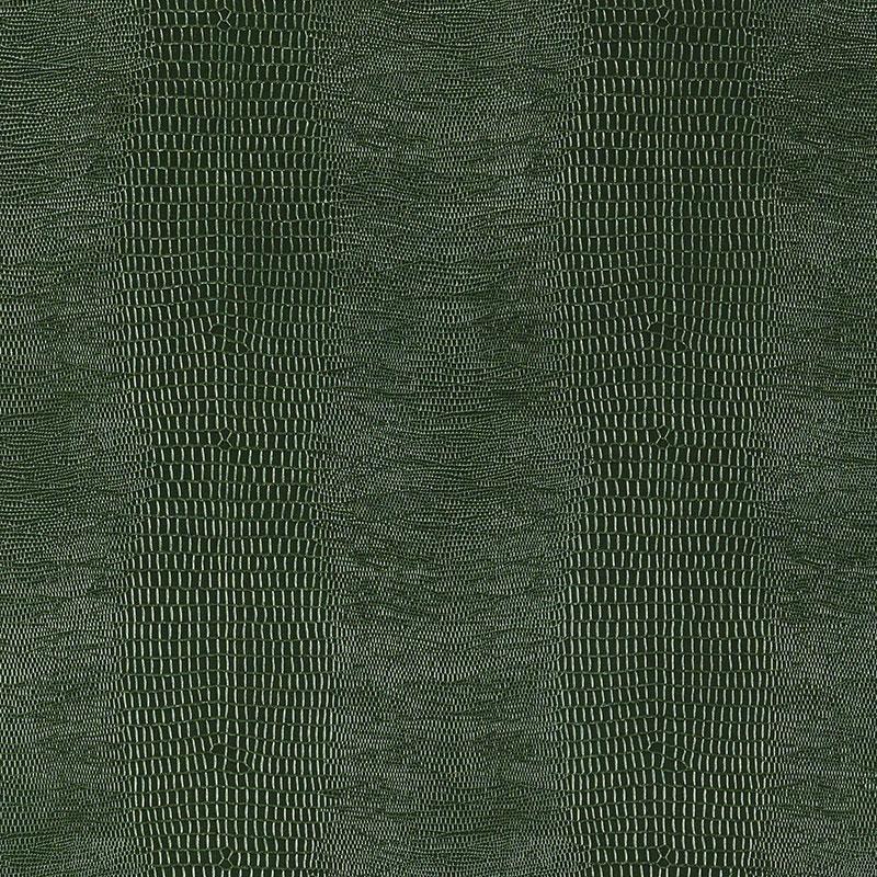 Schumacher Komodo Wallpaper in Forest Green For Sale