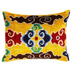 Schumacher Konya Silk Velvet in Multi 20" x 16" Pillow