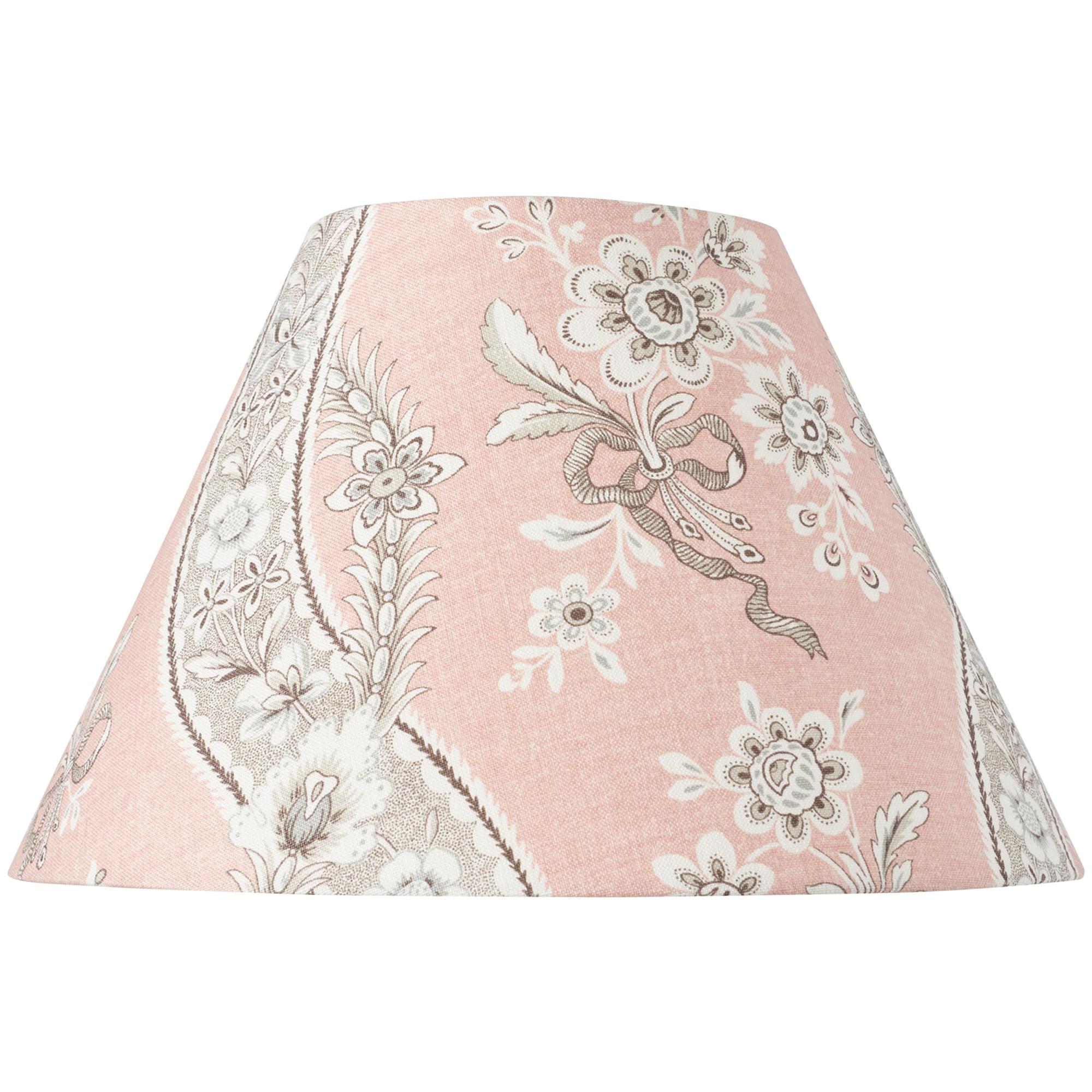 Schumacher Le Castellet Blush Linen Lampshade