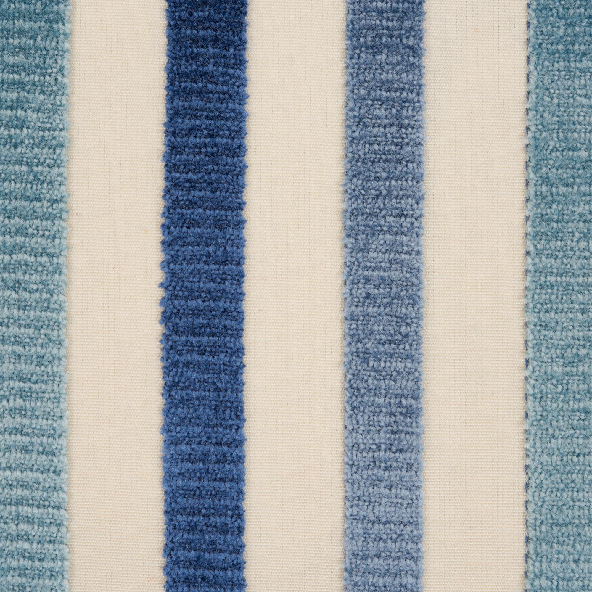 Moderne Schumacher Le Matelot Bleu Oreiller à deux faces en vente