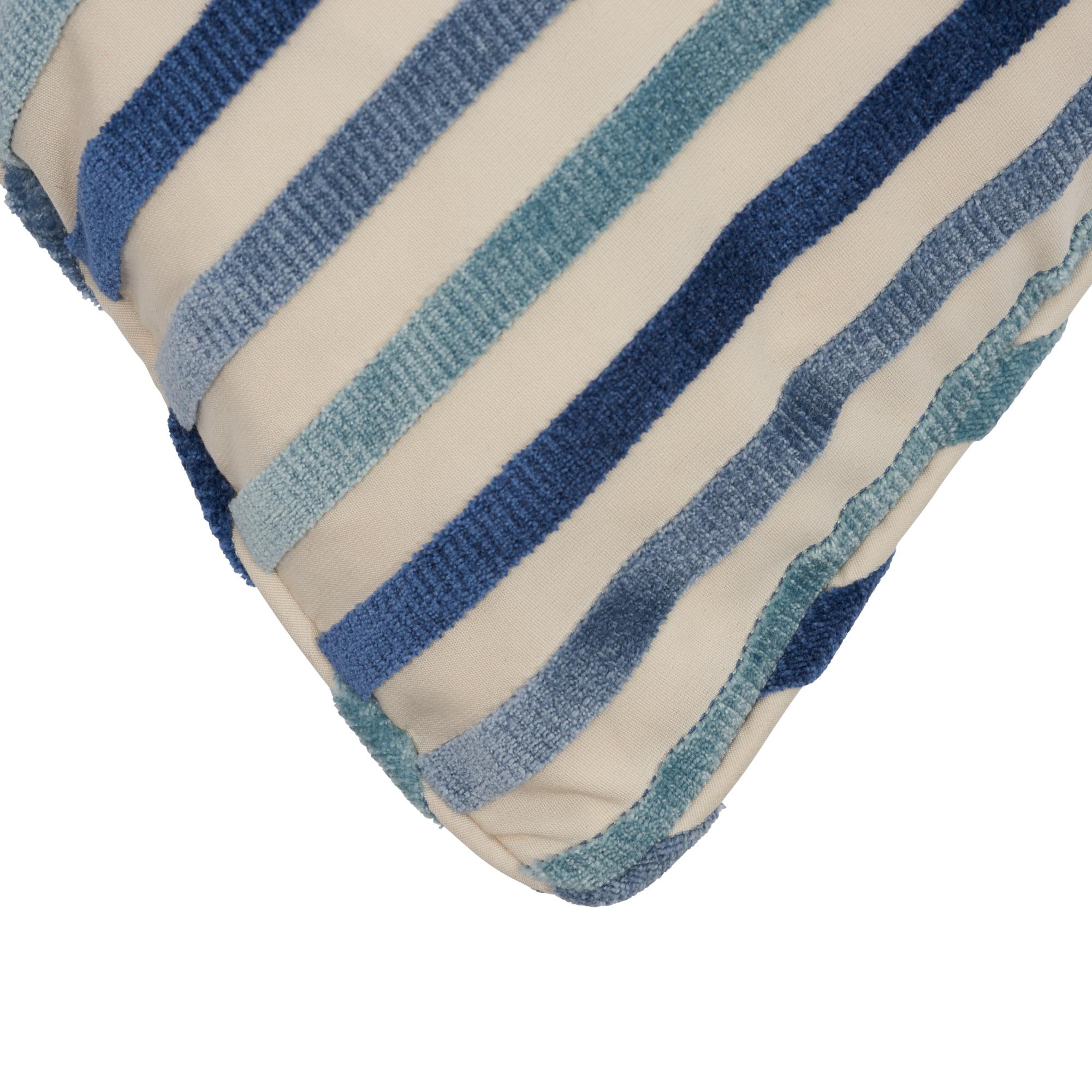 Coton Schumacher Le Matelot Bleu Oreiller à deux faces en vente