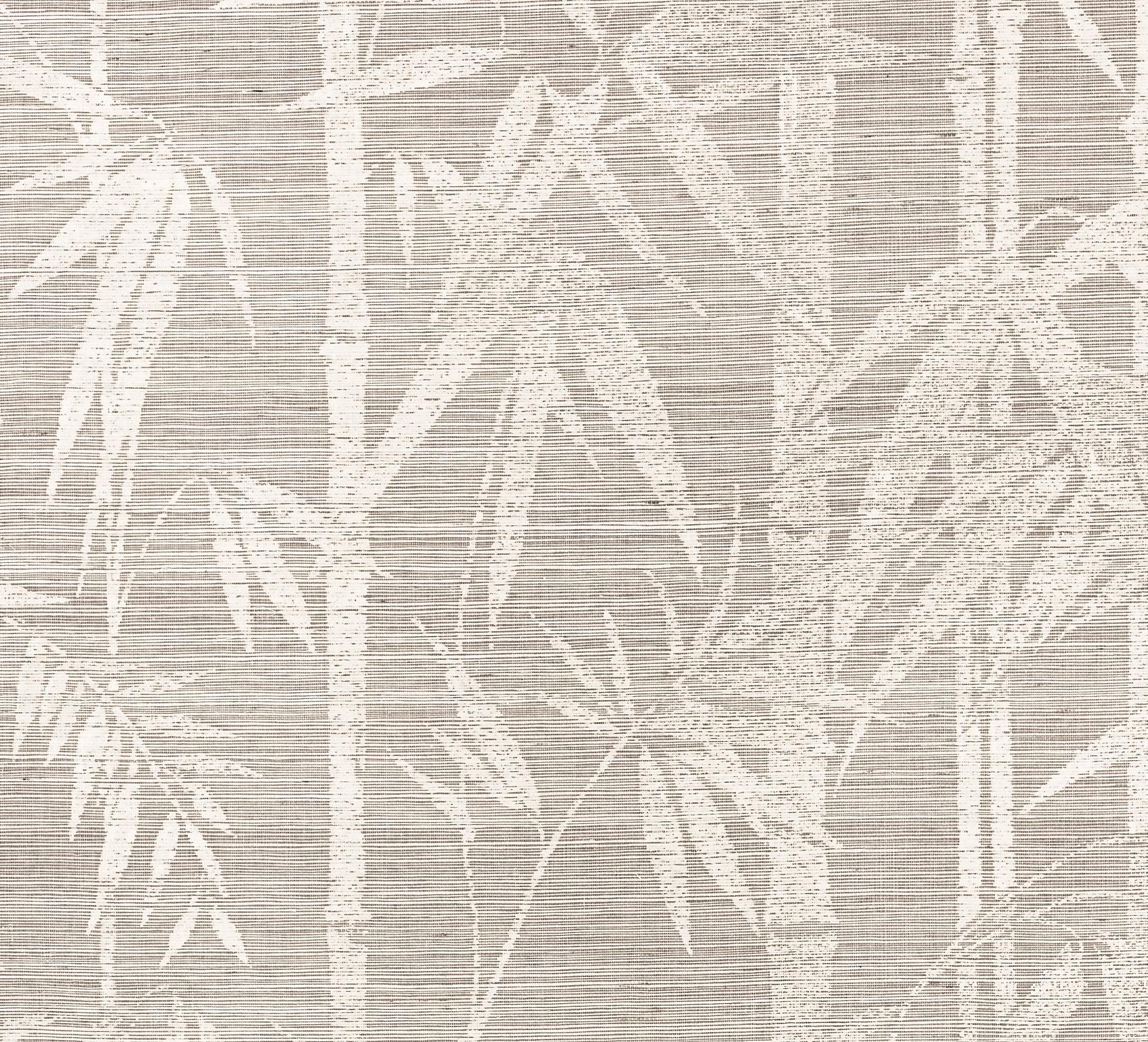 Modern Schumacher Les Bambous Sisal Botanical Hand Printed Wallpaper in Fog For Sale