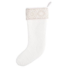Schumacher Limited Edition Eugenie Christmas Stocking in Ivory