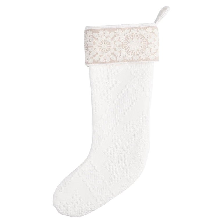 schumacher-limited-edition-eugenie-christmas-stocking-in-ivory-for-sale