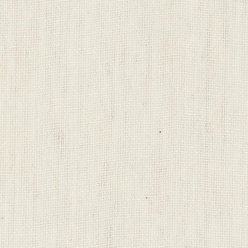 Schumacher Linen Gesso Wallpaper In White