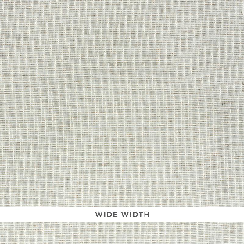 Schumacher Linen & Paperweave Wallpaper In Sage For Sale