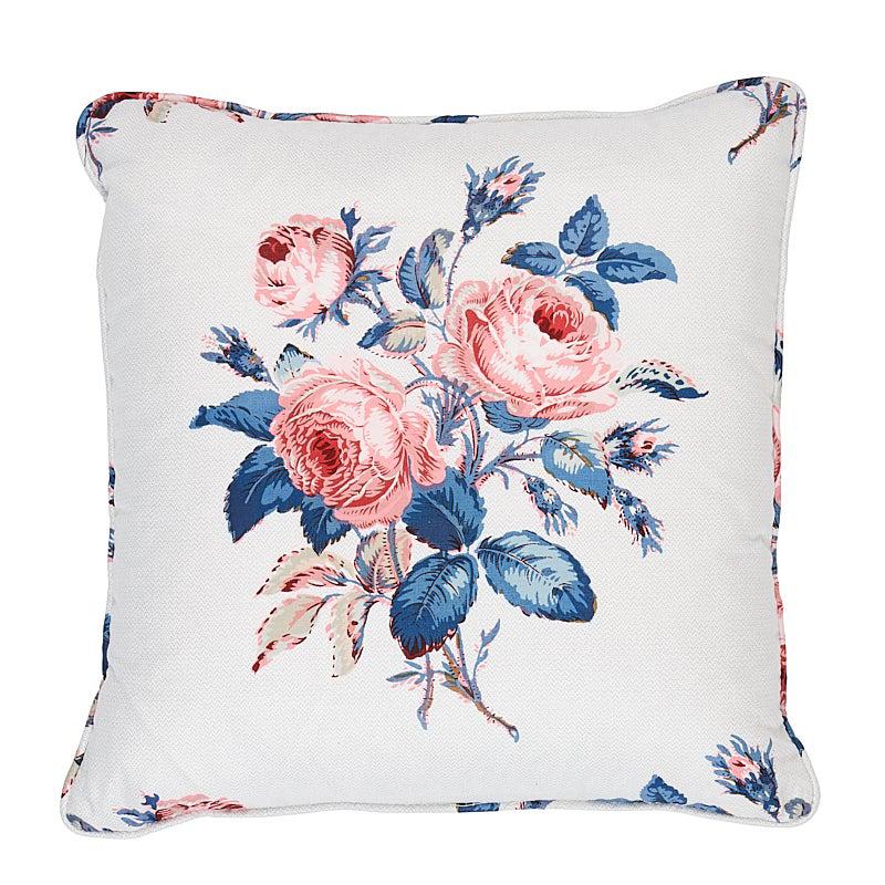 Schumacher Loudon Rose Pillow For Sale