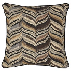 Schumacher Loulou 18" Pillow in Smoky Quartz