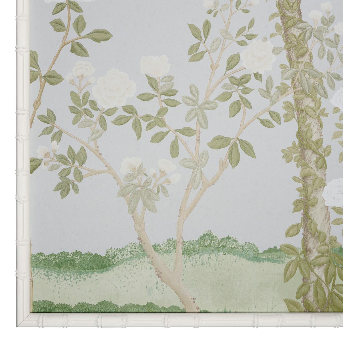 Our wallpaper panels are gorgeous enough to frame—and we’ve done all the work for you. Resized to capture the most alluring portions of the original design by Miles Redd, this art panel pairs the formality of an English garden with the soft romance