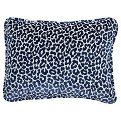 Schumacher Madeleine 16" x 12" Pillow in Midnight