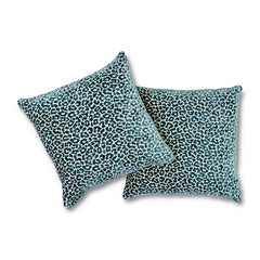 Coussin en velours à deux faces Madeleine Cadet pour Schumacher