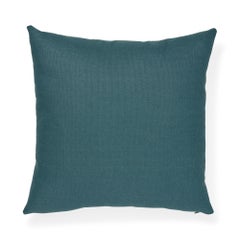 Schumacher Magic Mountain Dragon Blue Cotton Linen Pillow