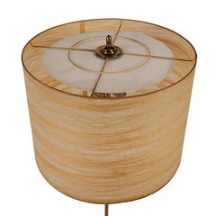 Schumacher Maison Charles Gilt Brass Floor Lamp, Signed, c. 1970