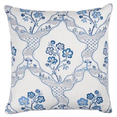 Schumacher Marella 22"" Kissen In Delft