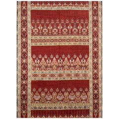 Schumacher Meetra Area Rug in Hand Knotted Wool Silk, Patterson Flynn