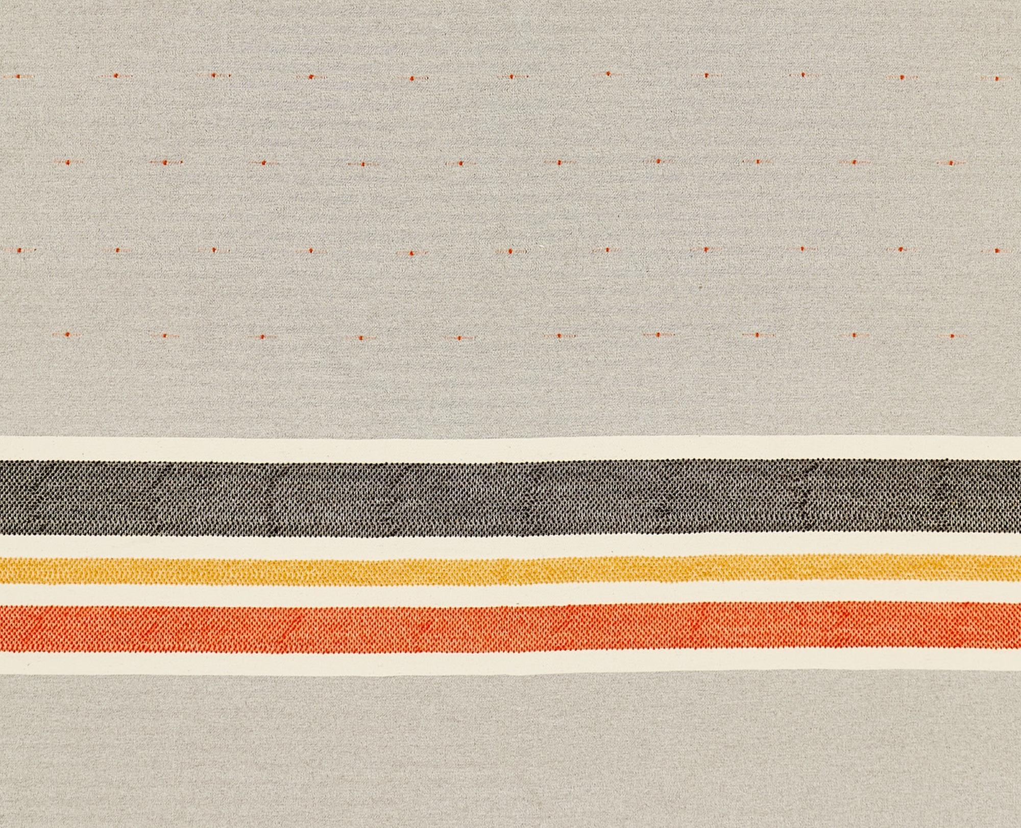 Modern Schumacher Modesto Area Rug in Handwoven Cotton & Wool, Patterson Flynn