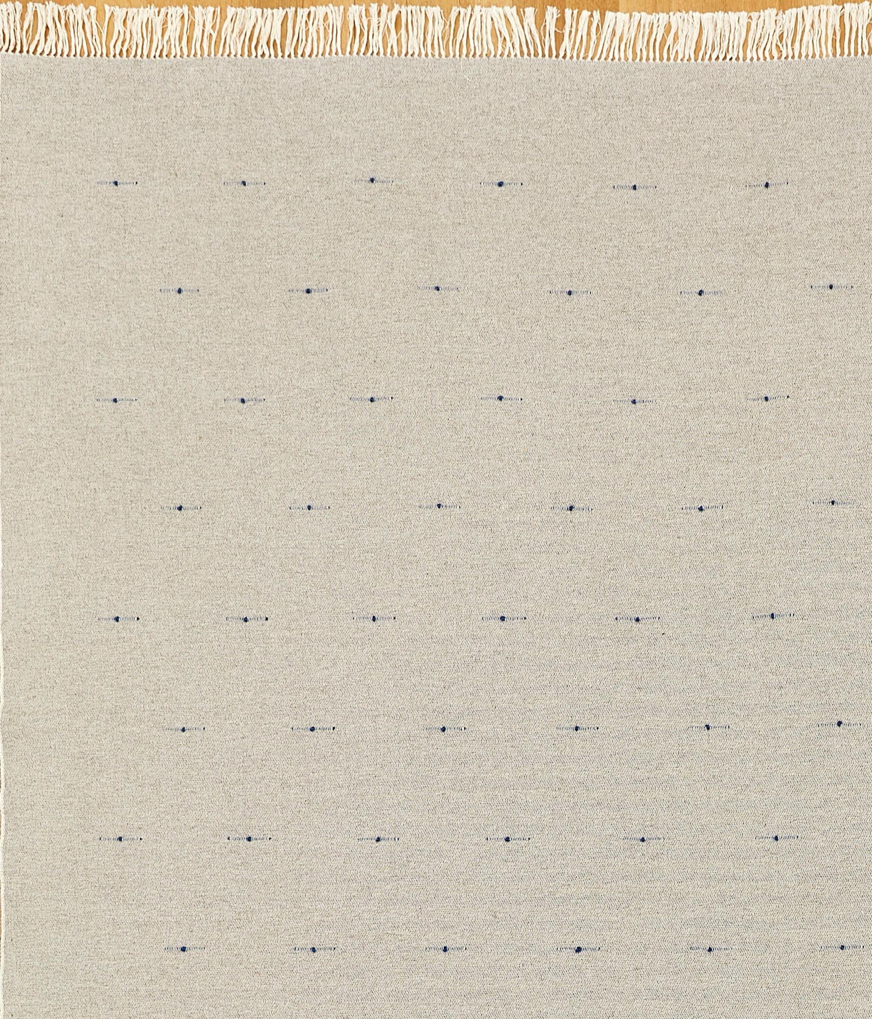 Italian Schumacher Modesto Area Rug in Handwoven Cotton & Wool, Patterson Flynn For Sale