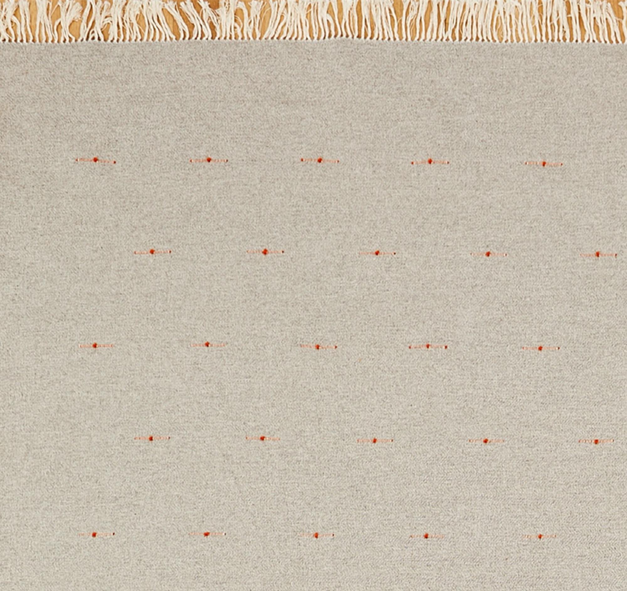Hand-Woven Schumacher Modesto Area Rug in Handwoven Cotton & Wool, Patterson Flynn