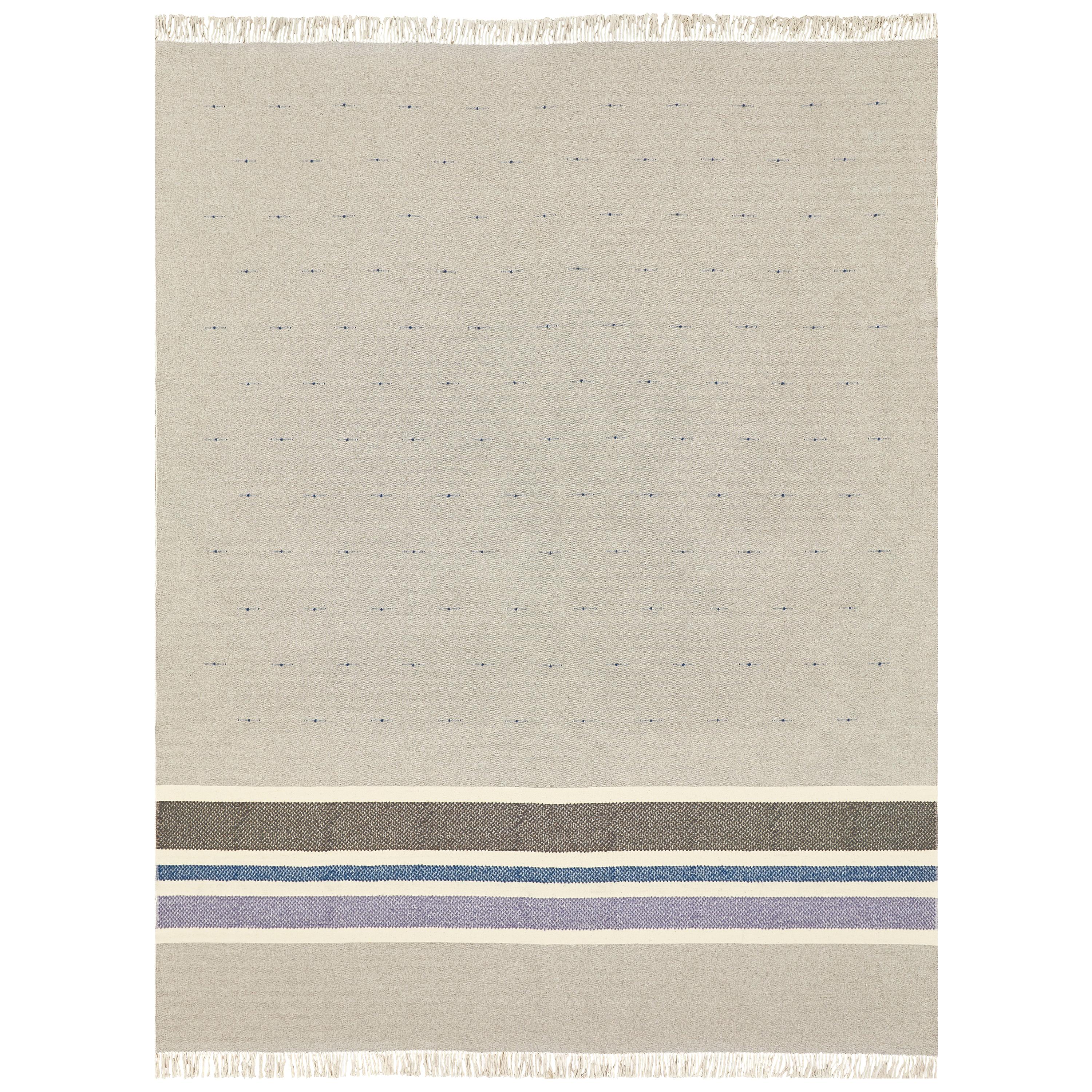 Schumacher Modesto Area Rug in Handwoven Cotton & Wool, Patterson Flynn