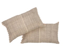 Almohada de seda natural Schumacher Mohave de dos caras