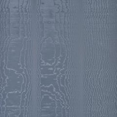 Schumacher Moiré Wall Covering in Ocean