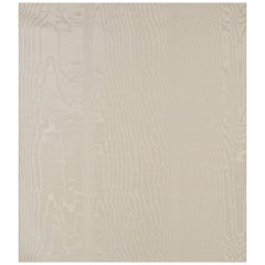 Schumacher Moire Wallcovering in Parchment