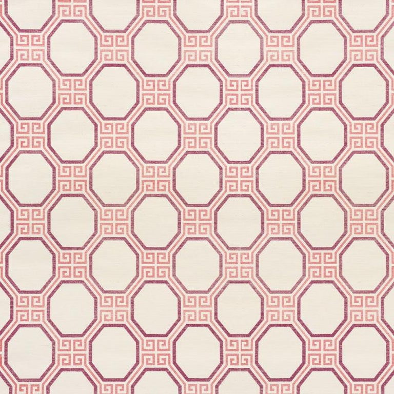 Schumacher Octavia Sisal Wallpaper in Cinnabar For Sale at 1stDibs ...