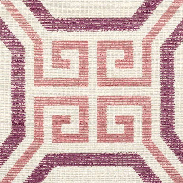 Schumacher Octavia Sisal Wallpaper in Cinnabar For Sale at 1stDibs ...