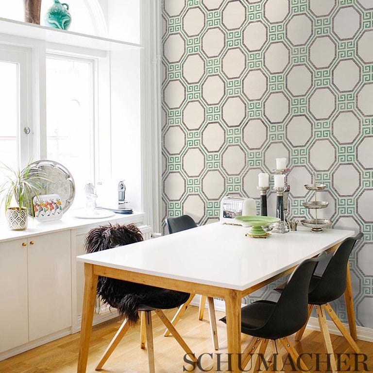 Schumacher Octavia Sisal Wallpaper in Cinnabar For Sale at 1stDibs ...