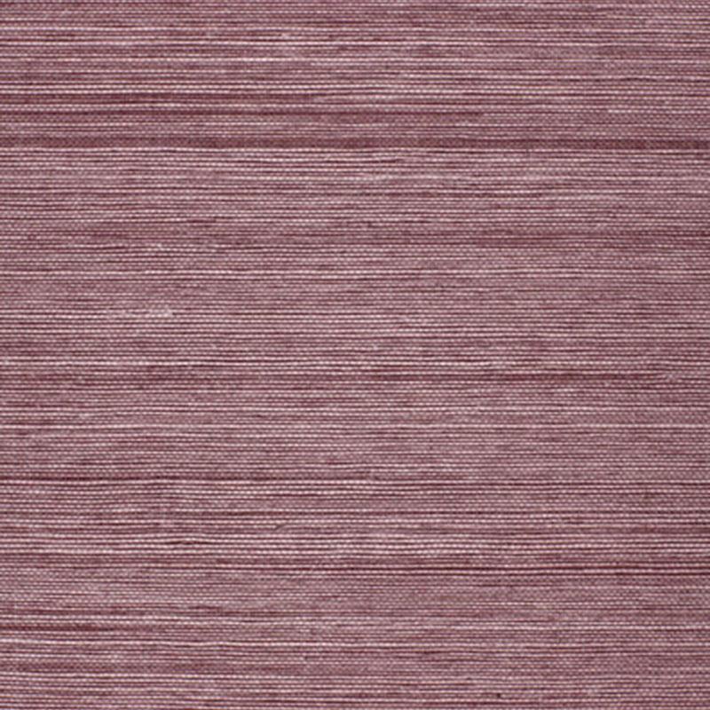 Schumacher Onna Sisal Wallpaper In Purple