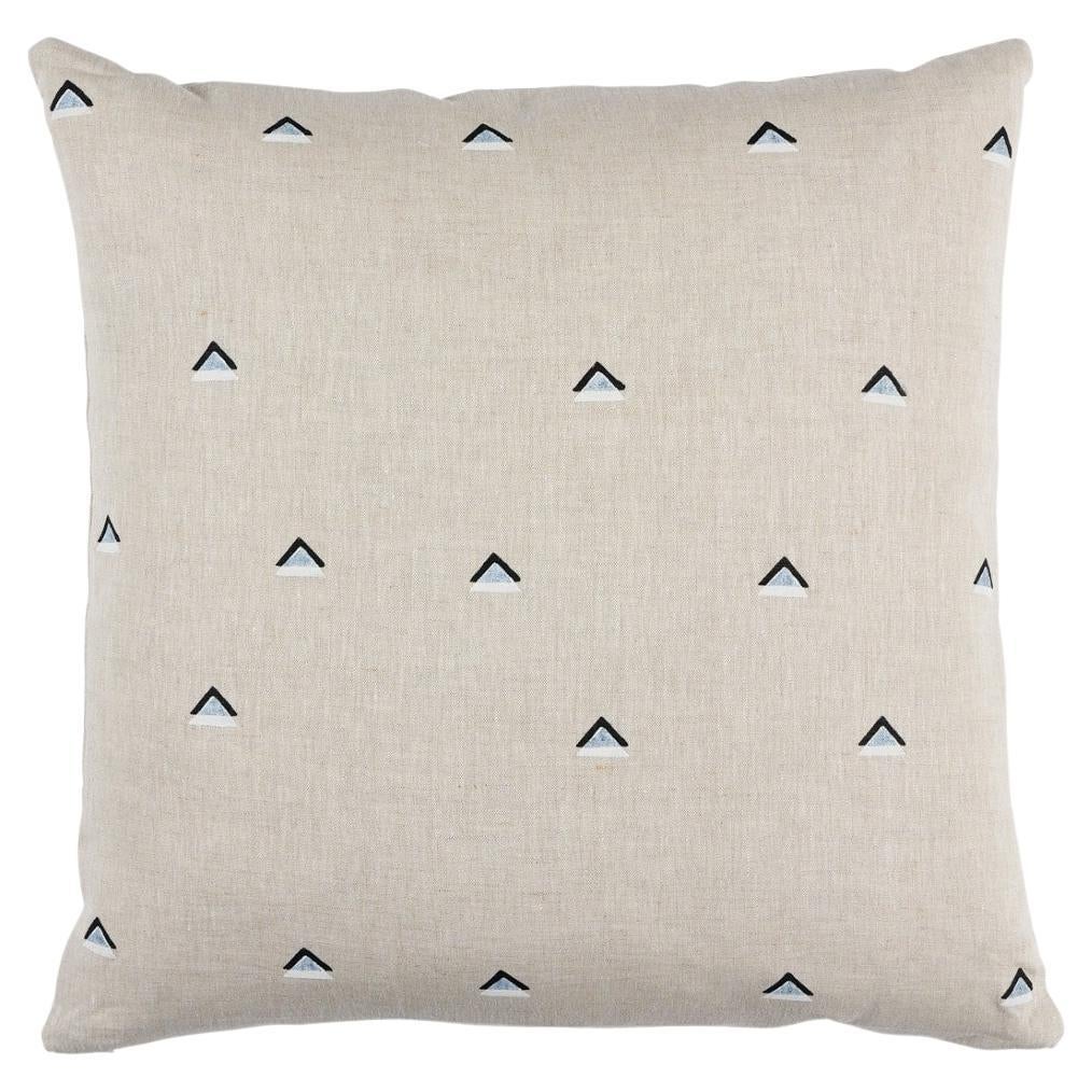 Schumacher Overlapping Triangles 22" Pillow For Sale
