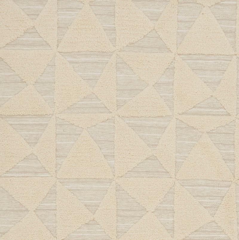 Schumacher Patterson Flynn Martin Gerrits Handgewebter geometrischer Teppich aus Wolle und Seide im Zustand „Neu“ in New York, NY