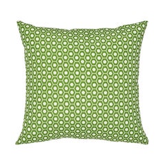 Coussin Queen B I/O de Schumacher en vert, 16 pouces