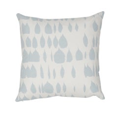 Schumacher Queen of Spain Sky Cotton Two-Sided Pillow