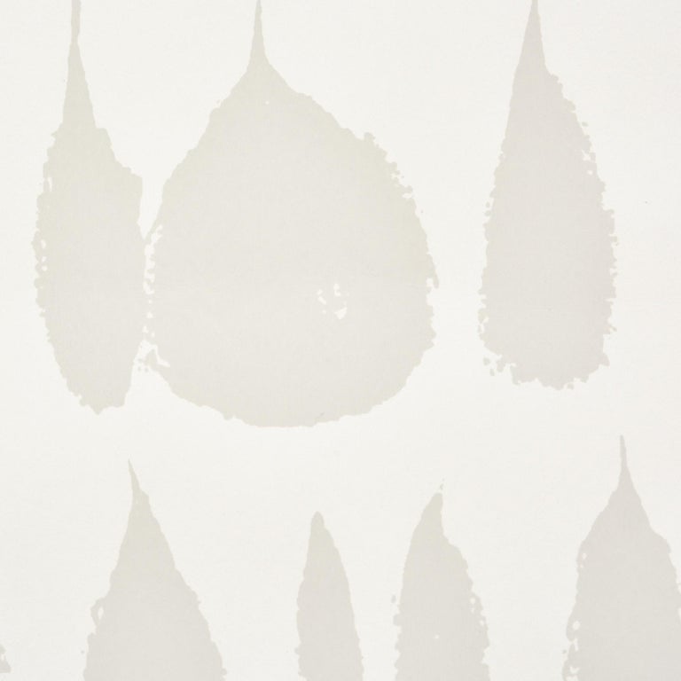 Schumacher Queen of Spain Wallpaper in Dove at 1stDibs