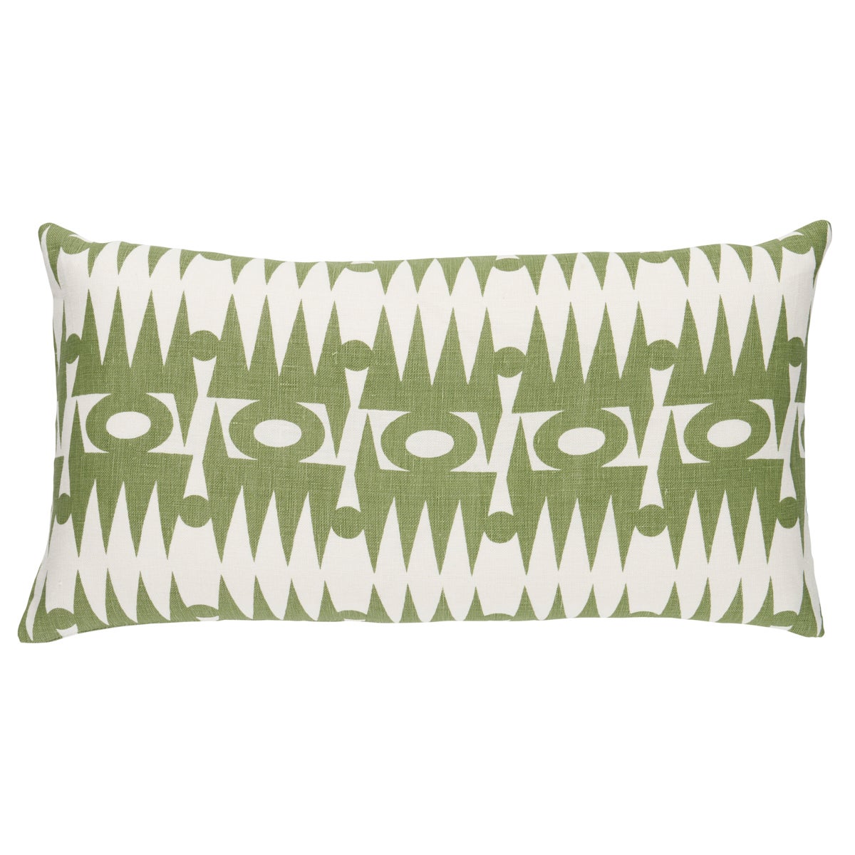 Schumacher Ra-Kissen in Grün, 24x12" im Angebot