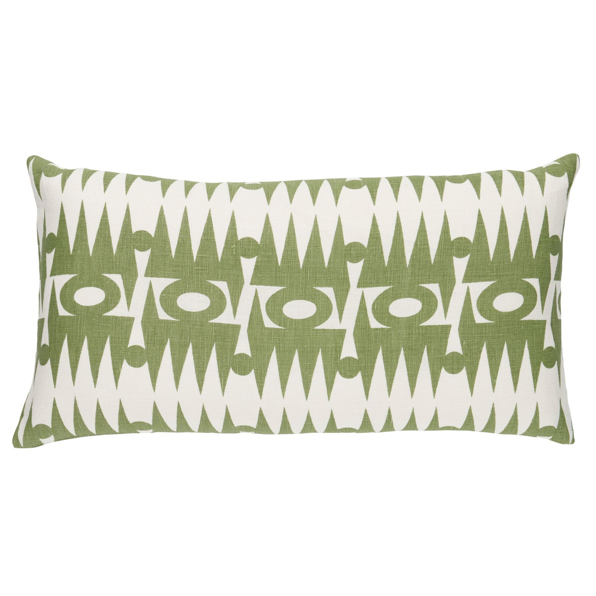 Ra Pillow in Green, 24x12"